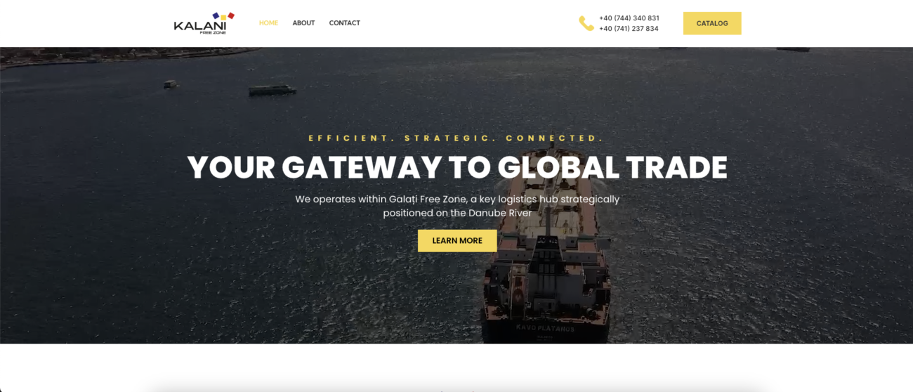 Cover Kalani Free Zone Website